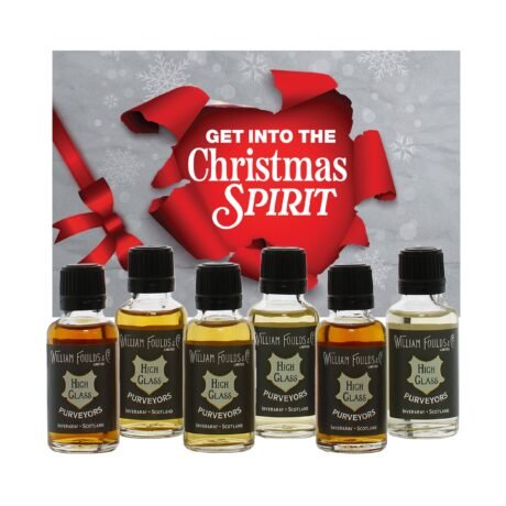 Christmas Spirit Wrapping Ripped Open 6x3cl Whisky Gift Pack