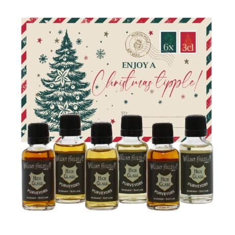Christmas Tipple Envelope 6x3cl Whisky Gift Pack