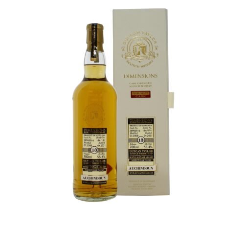 Dimensions Auchindoun Sherry Cask 2008 13 Year Old