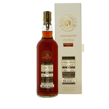 Dimensions Brackla Sherry Cask 2011 10 Year Old