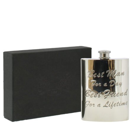 Hip Flask Best Man 6oz