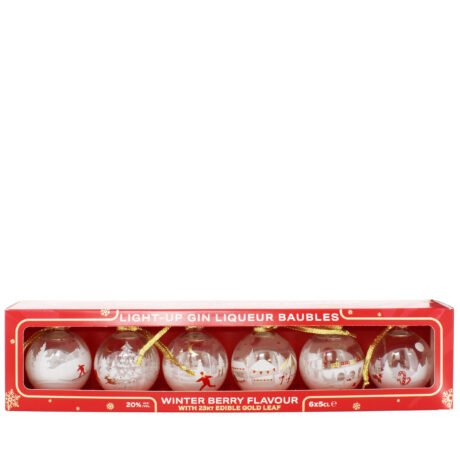 Winter Berry Light-Up Gin Liqueur Baubles