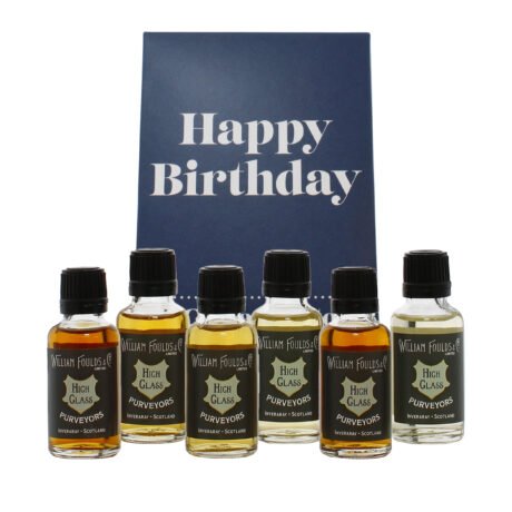 Happy Birthday (Dark Blue) 6 Reasons Whisky Gift Pack