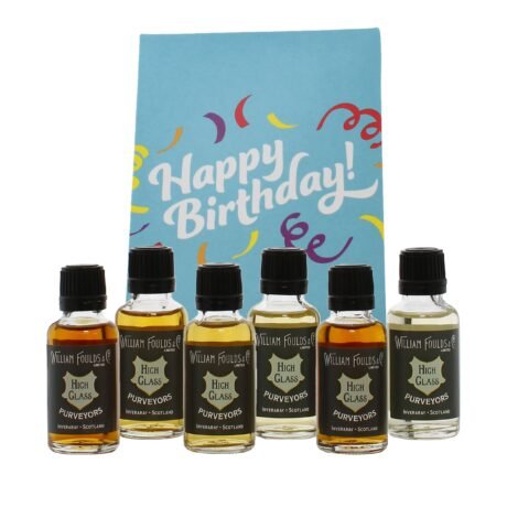 Happy Birthday (Light Blue) 6 Reasons Whisky Gift Pack
