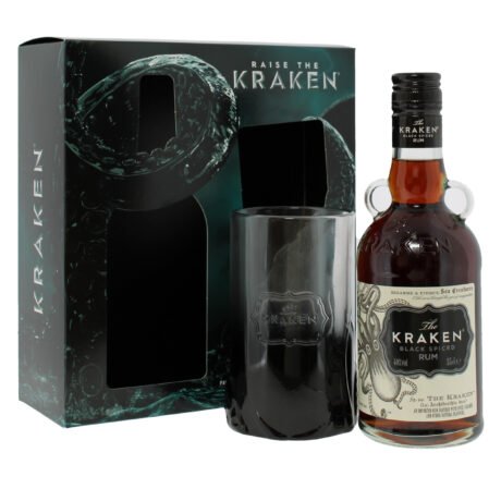Kraken Black Spiced Rum Highball Glass Gift Pack 35cl