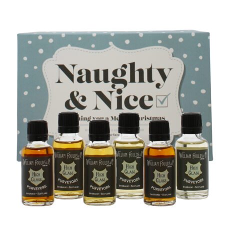 Naughty & Nice Whisky Gift Set - Blue