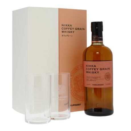 Nikka Coffey Grain Gift Set with 2 Highball Glasses