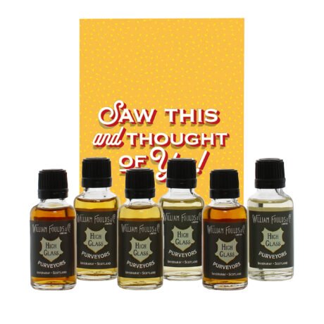 Saw This & Thought of You Yellow 6x3cl Whisky Gift Pack